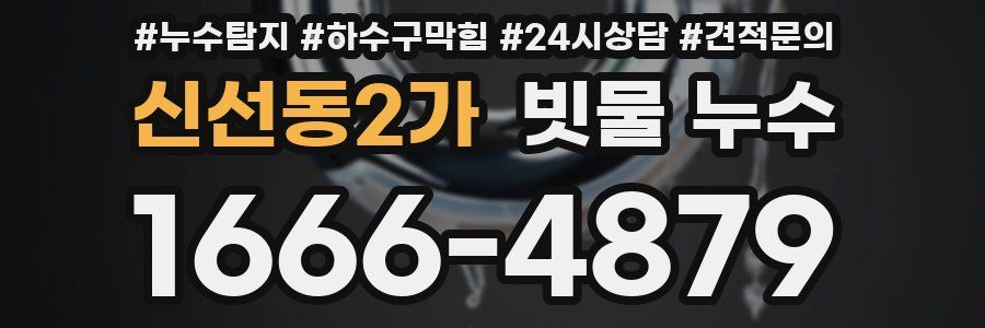 신선동2가 빗물 누수