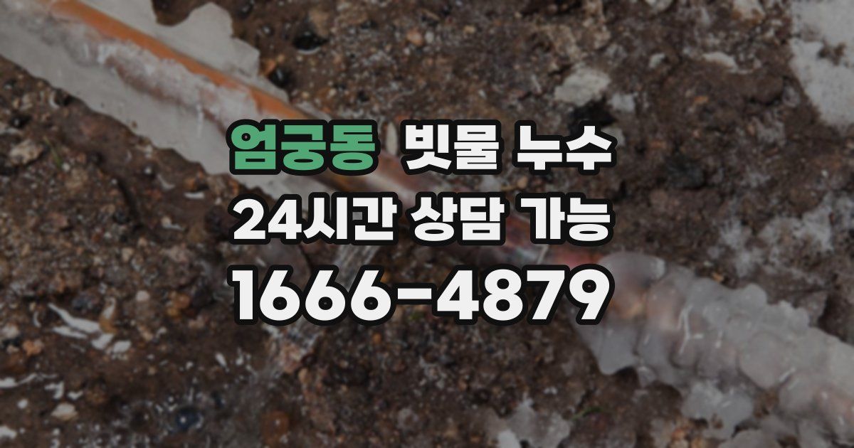 엄궁동 빗물 누수