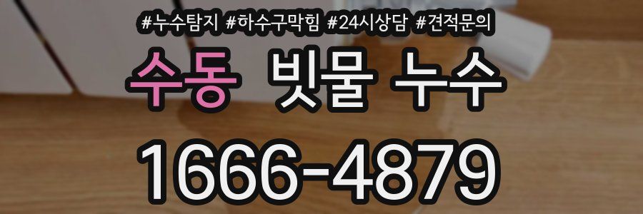 수동 빗물 누수