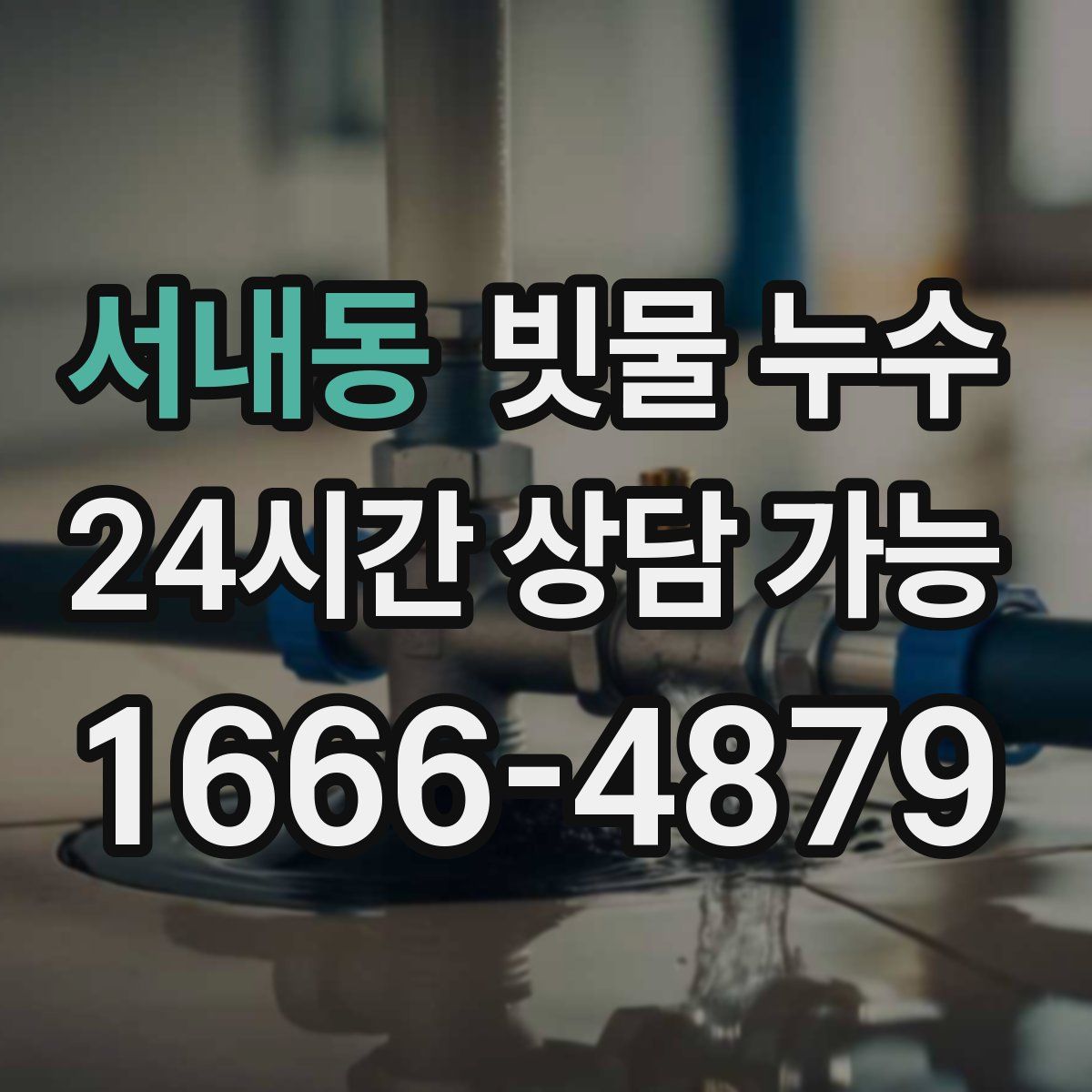 서내동 빗물 누수