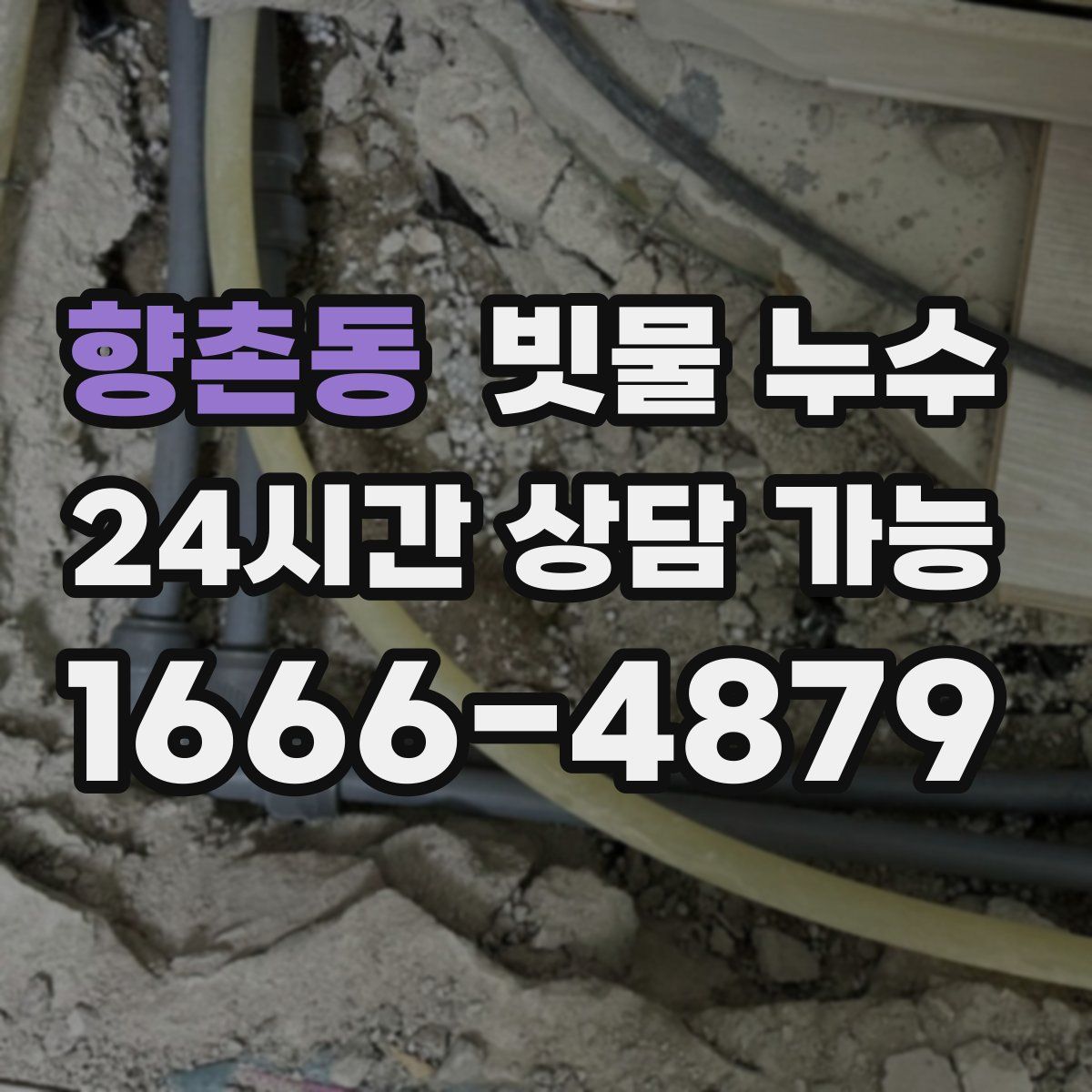 향촌동 빗물 누수