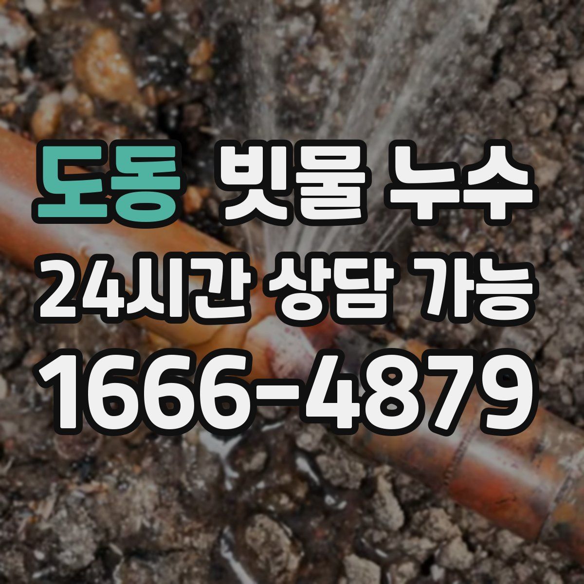 도동 빗물 누수