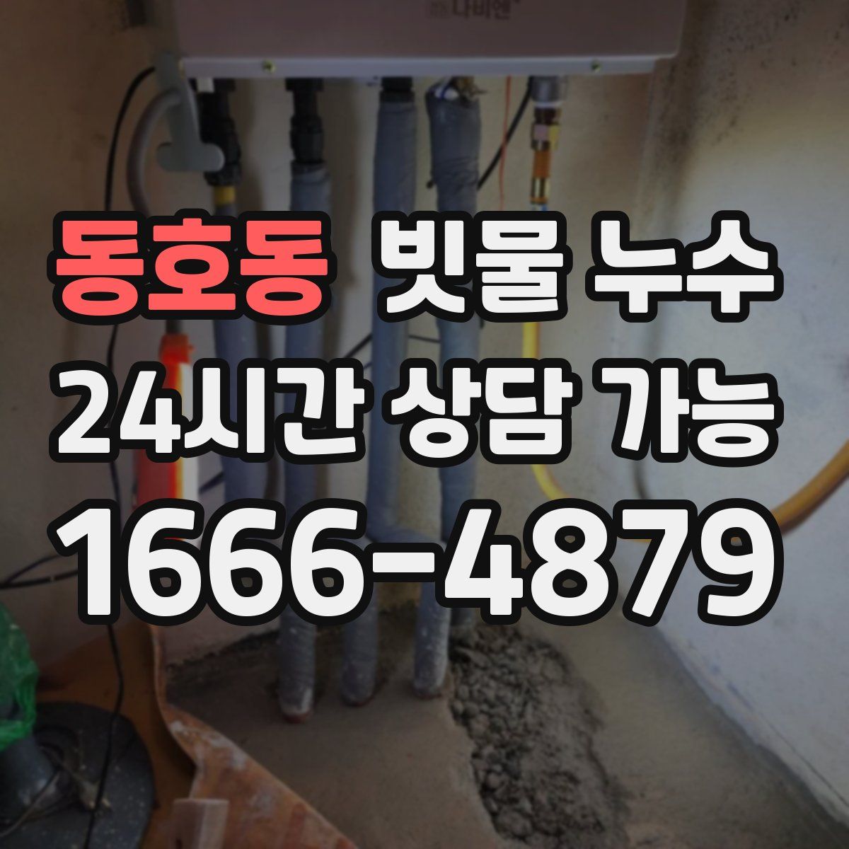 동호동 빗물 누수