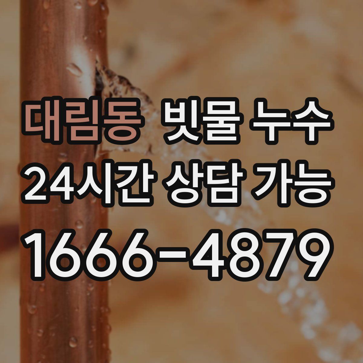대림동 빗물 누수