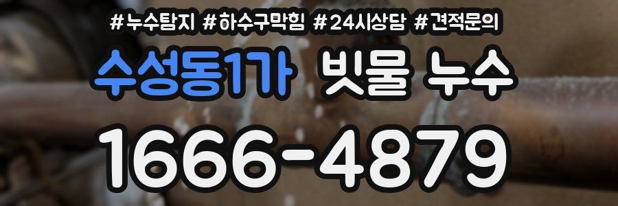 수성동1가 빗물 누수