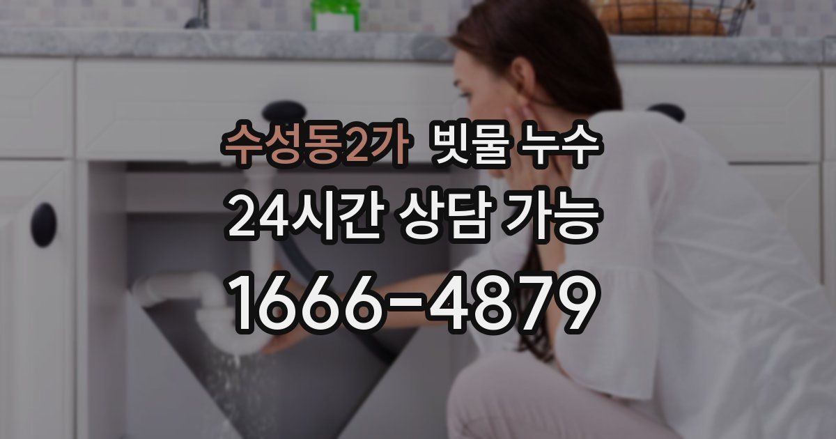 수성동2가 빗물 누수
