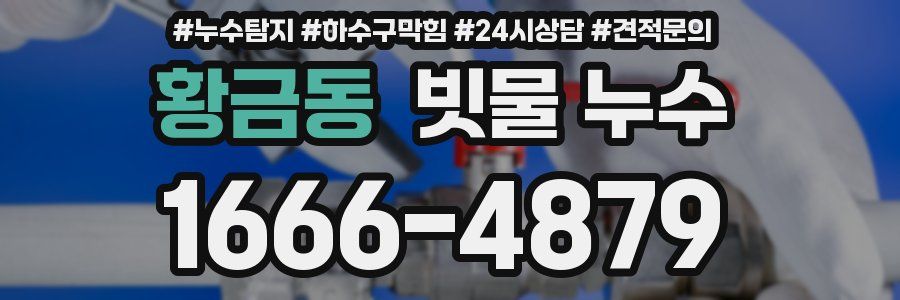 황금동 빗물 누수