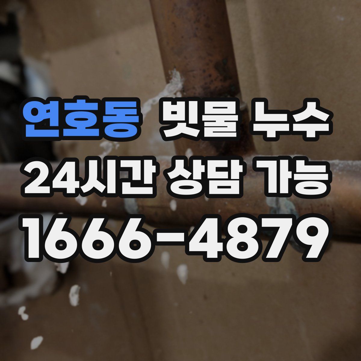 연호동 빗물 누수