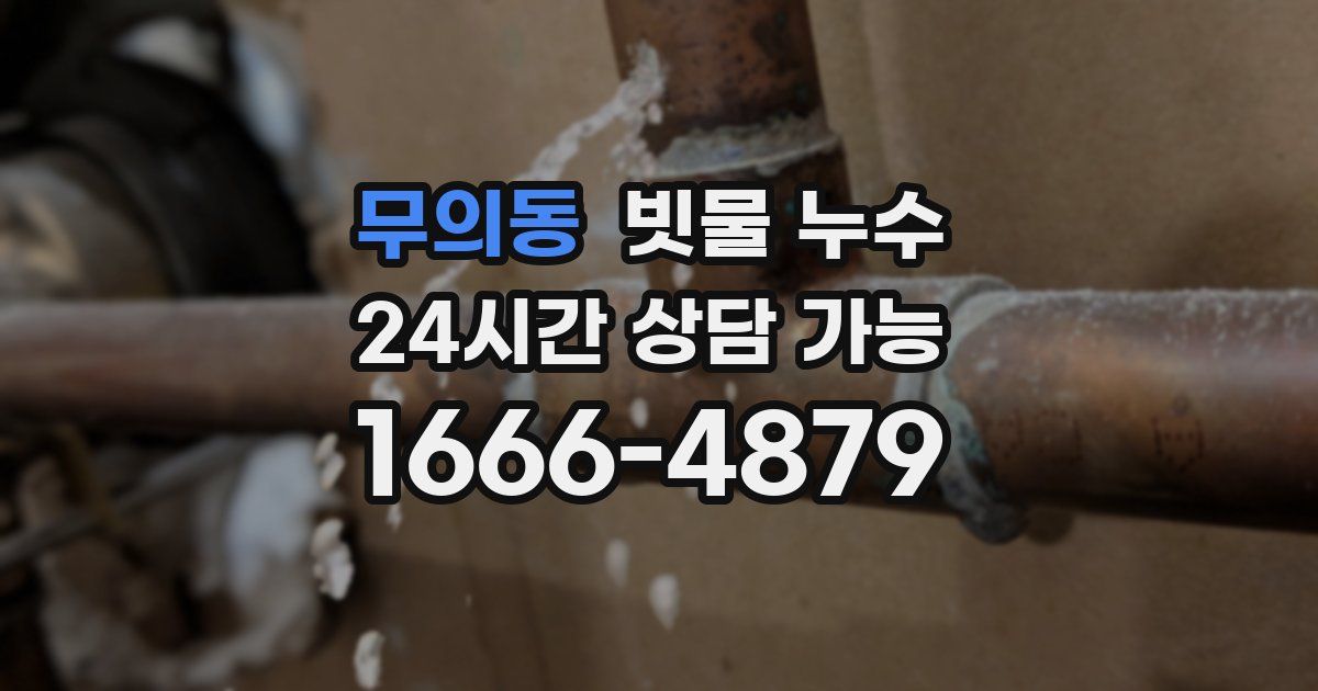 무의동 빗물 누수