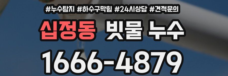 십정동 빗물 누수