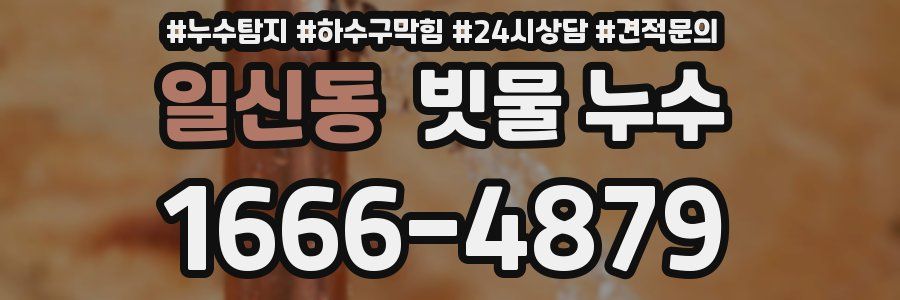 일신동 빗물 누수