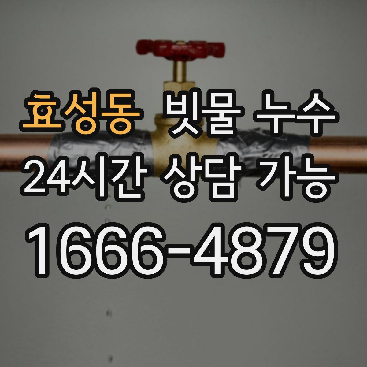 효성동 빗물 누수