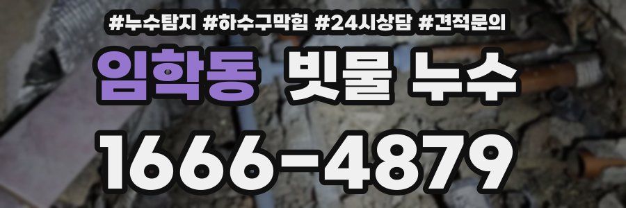 임학동 빗물 누수