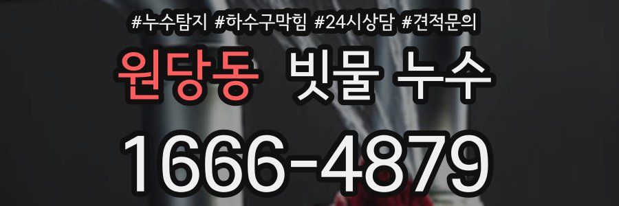 원당동 빗물 누수