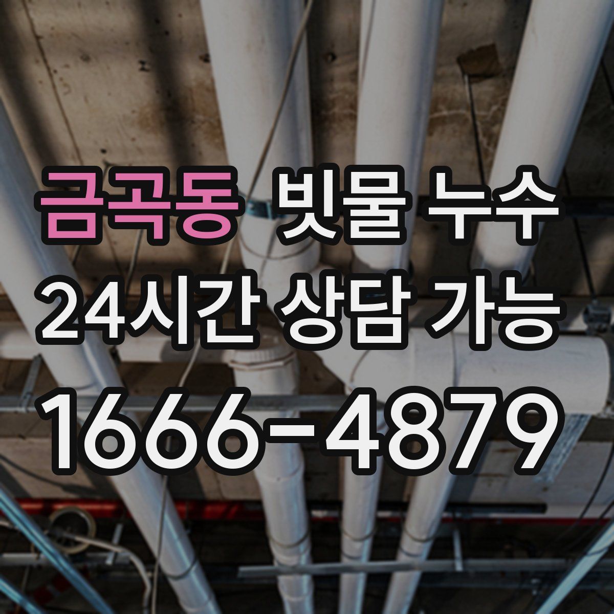 금곡동 빗물 누수