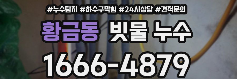 황금동 빗물 누수