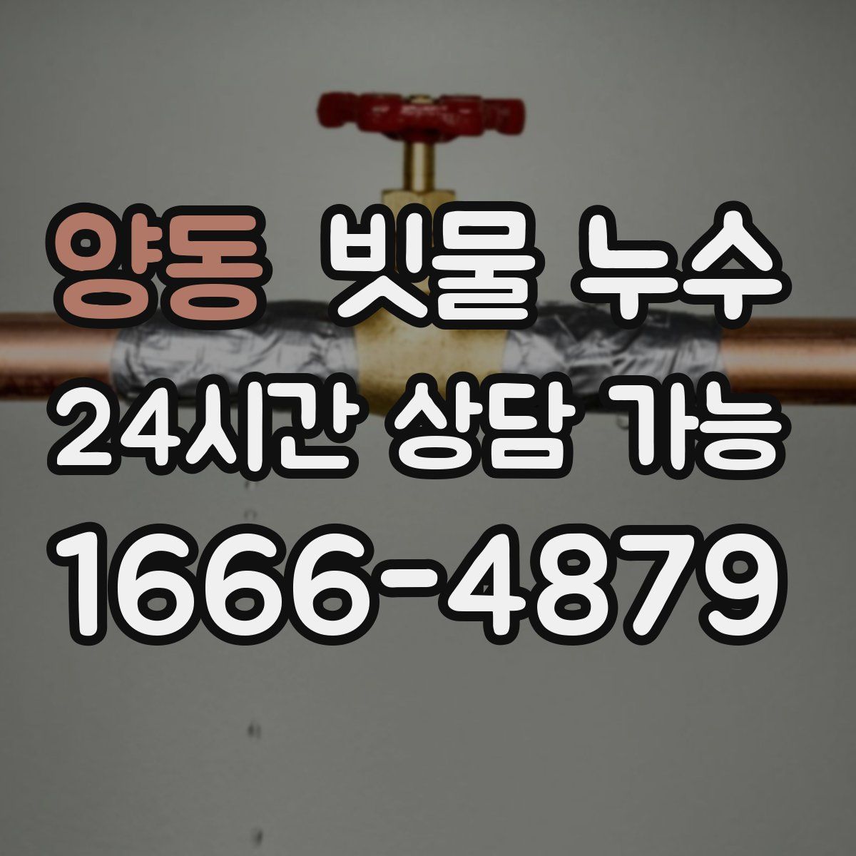 양동 빗물 누수
