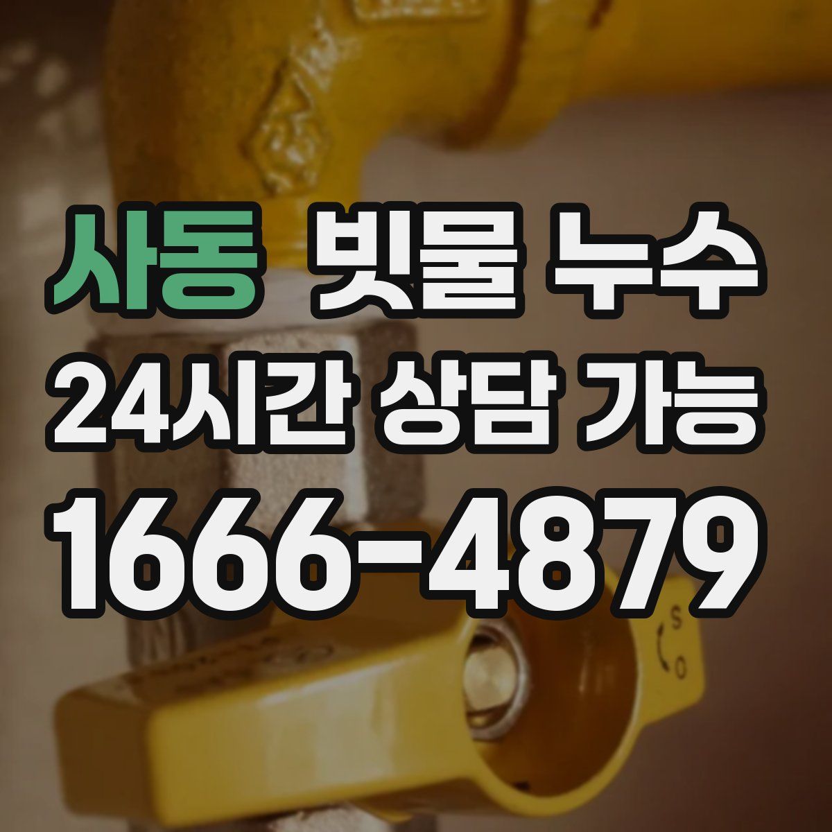 사동 빗물 누수