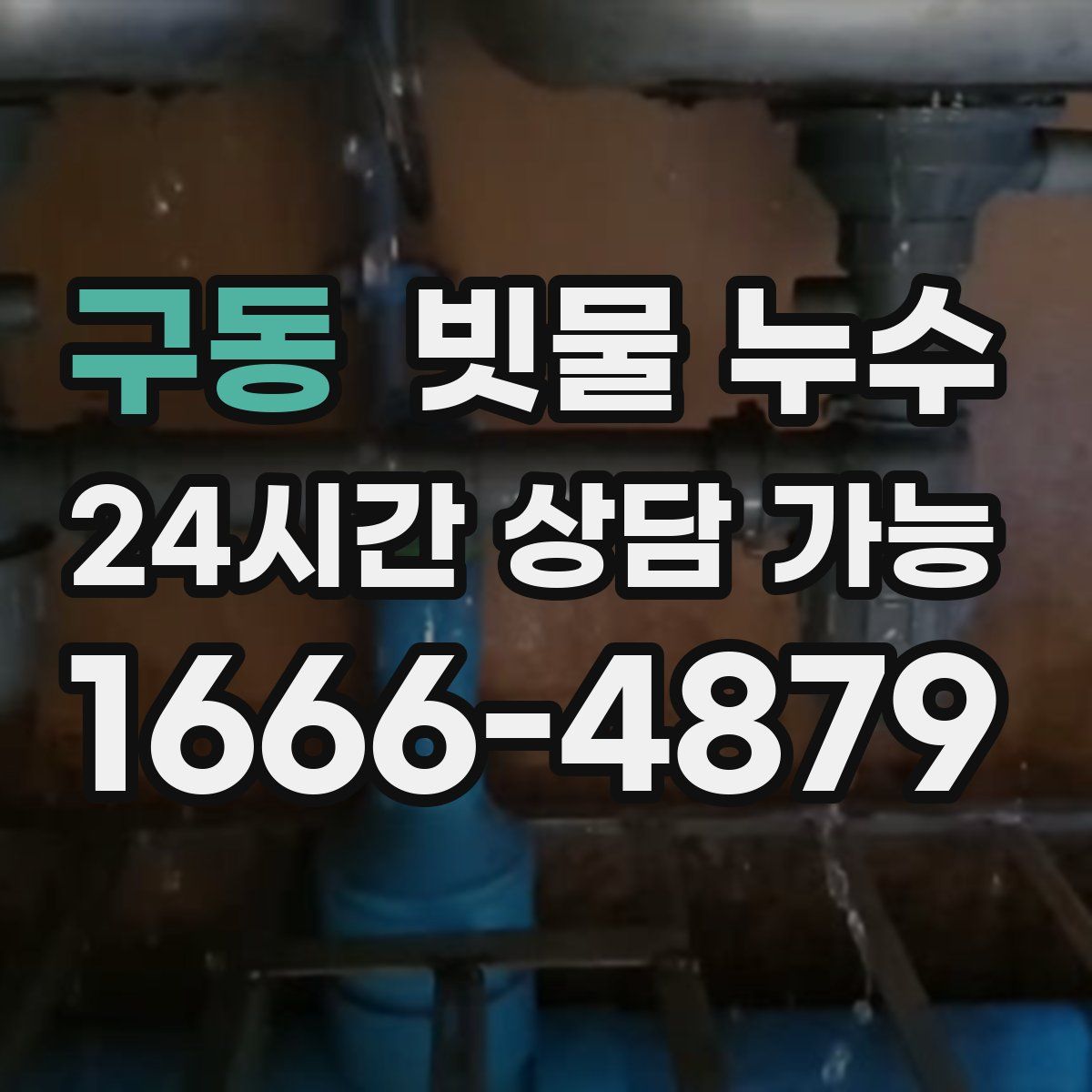 구동 빗물 누수