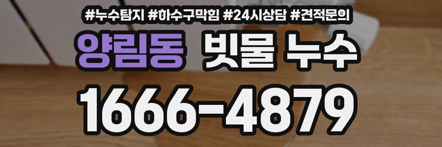 양림동 빗물 누수