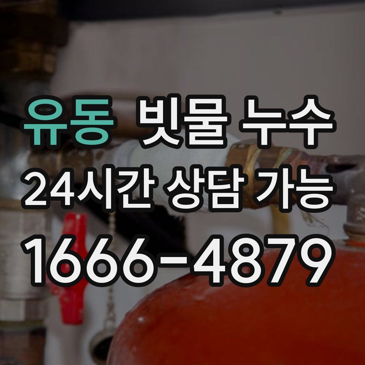 유동 빗물 누수