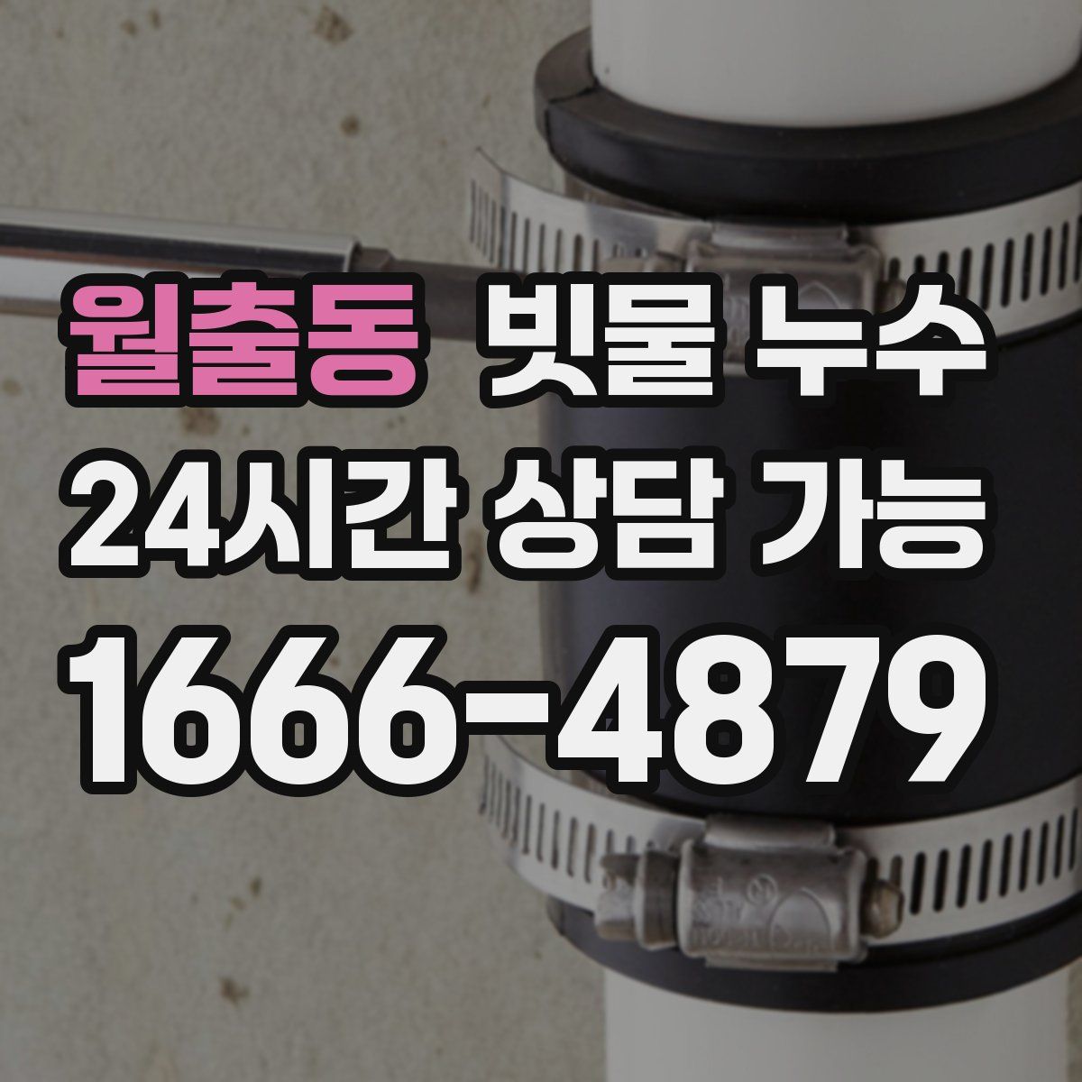 월출동 빗물 누수