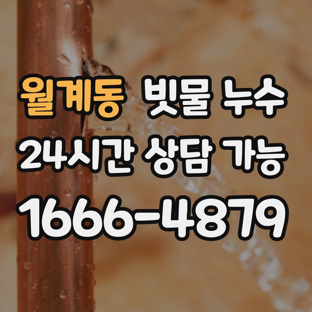 월계동 빗물 누수