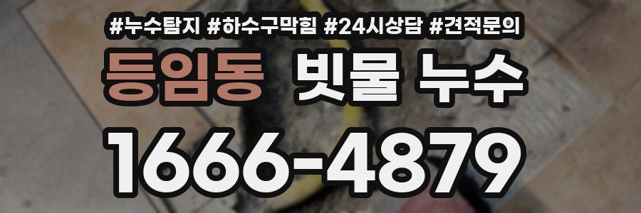 등임동 빗물 누수
