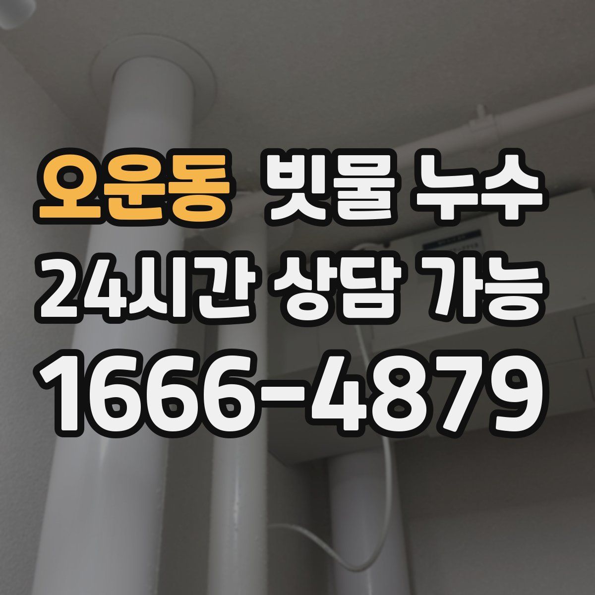 오운동 빗물 누수