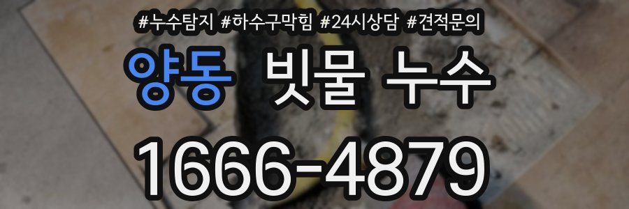 양동 빗물 누수