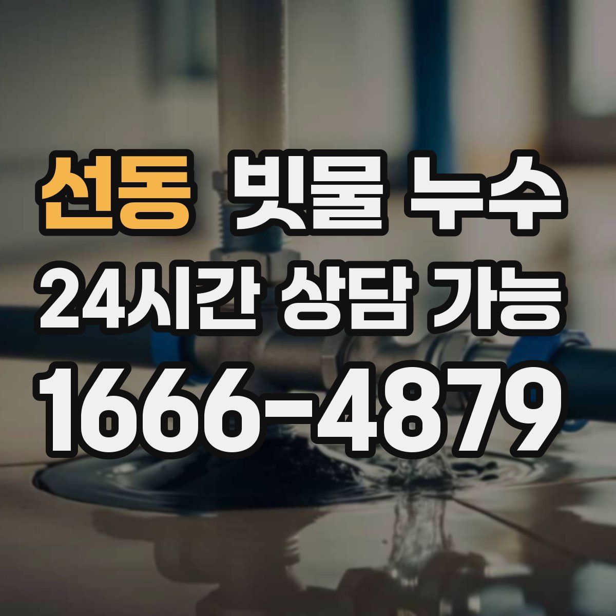 선동 빗물 누수