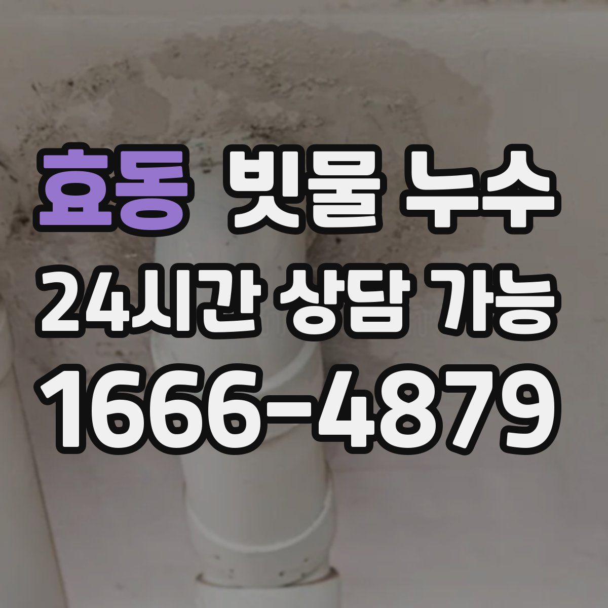 효동 빗물 누수