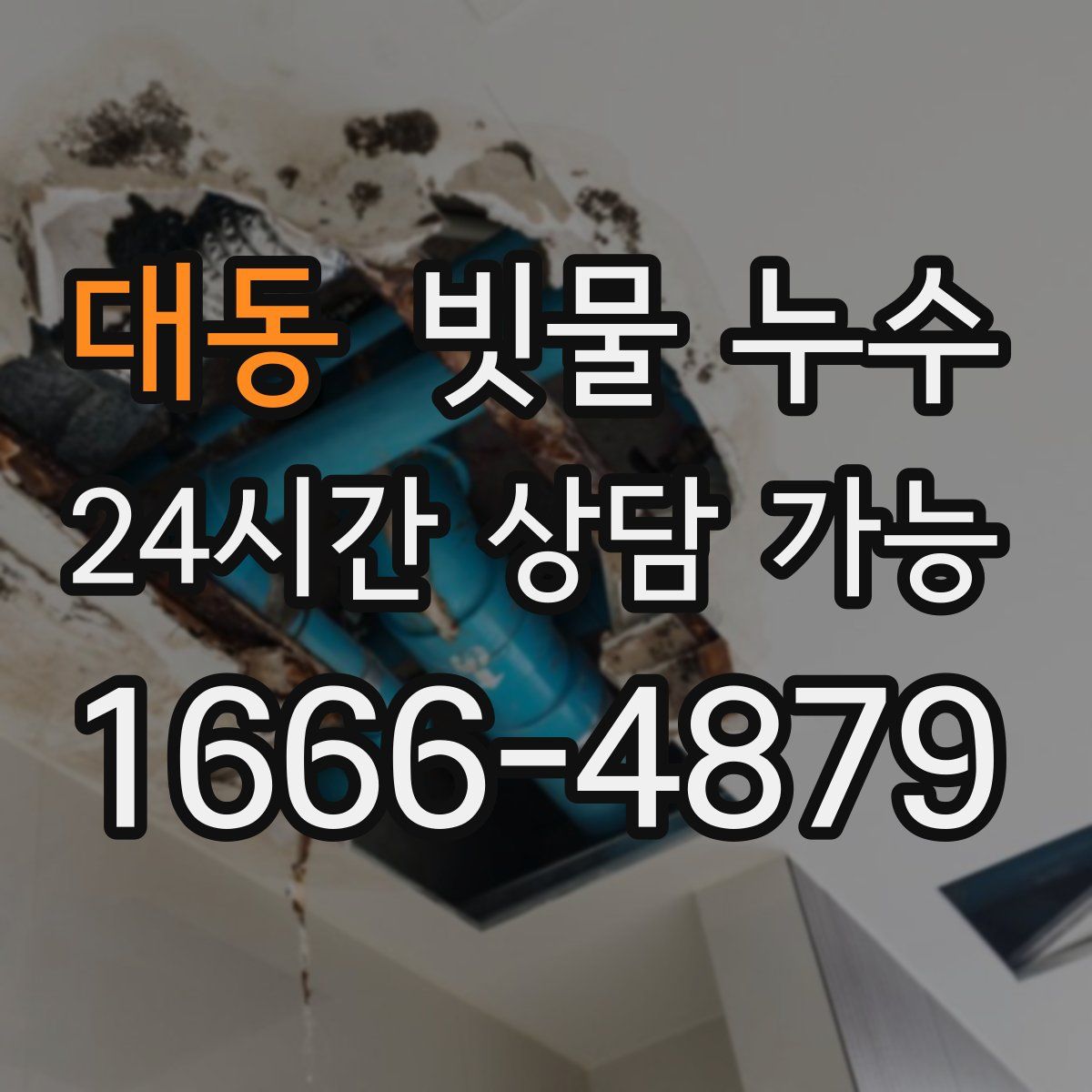 대동 빗물 누수