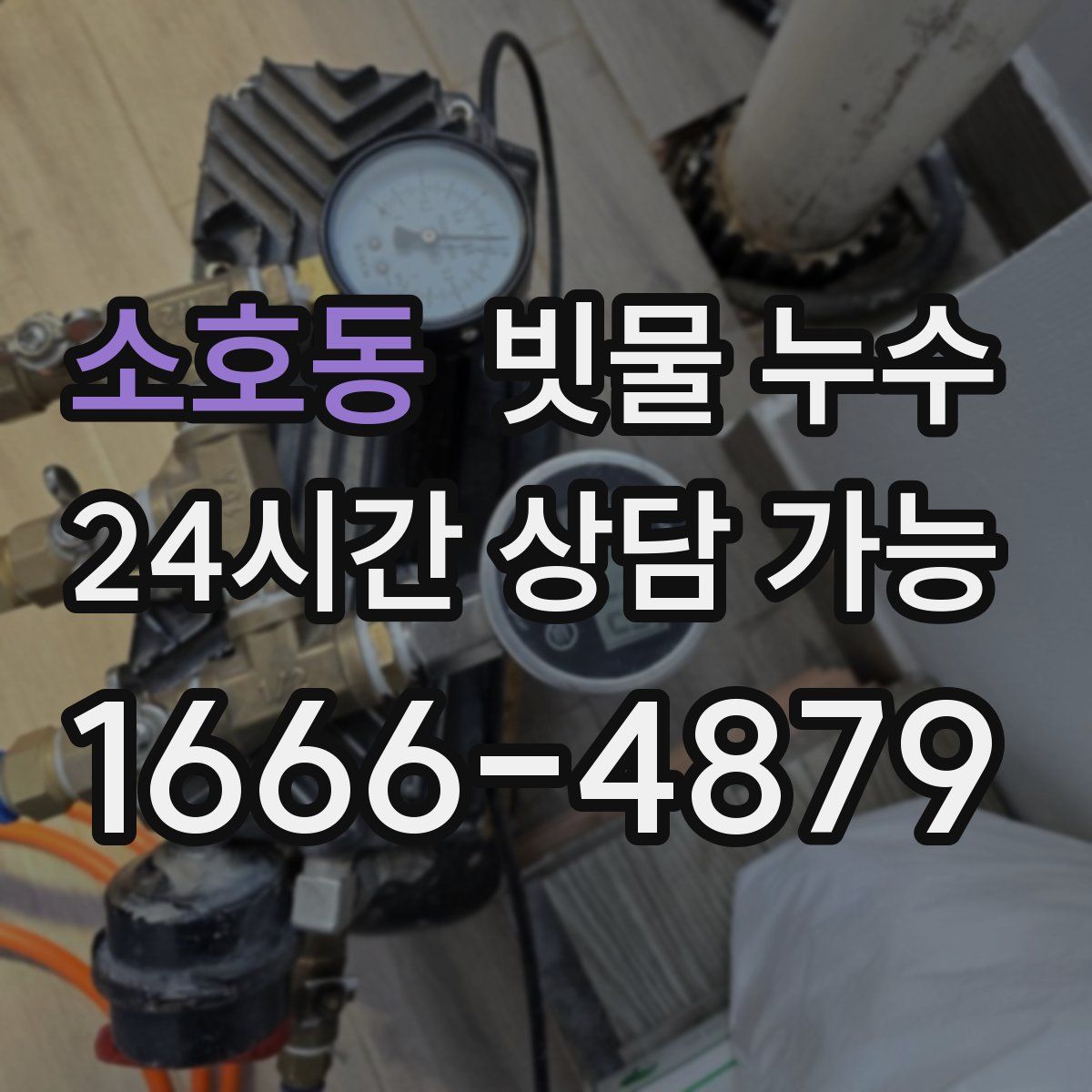 소호동 빗물 누수