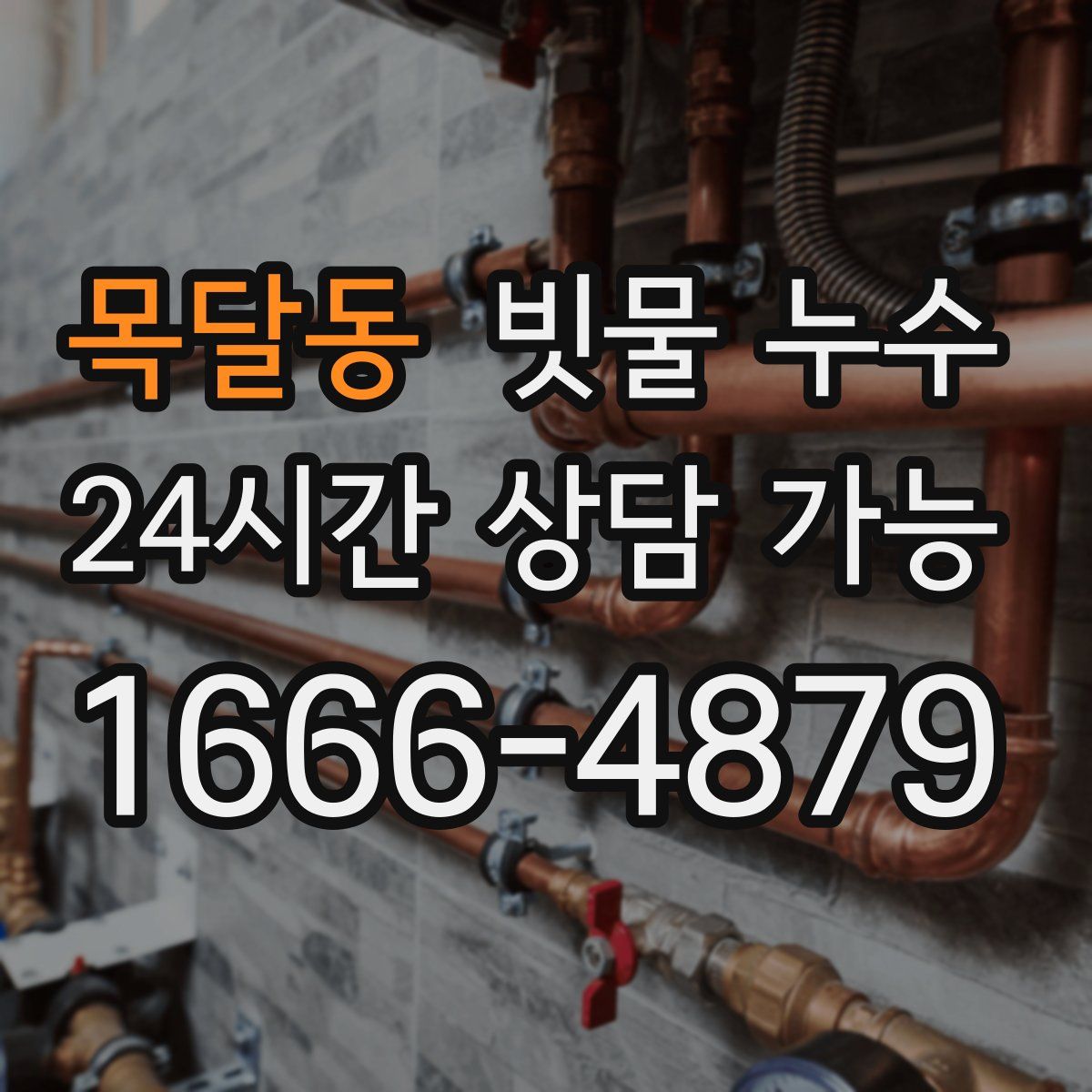 목달동 빗물 누수
