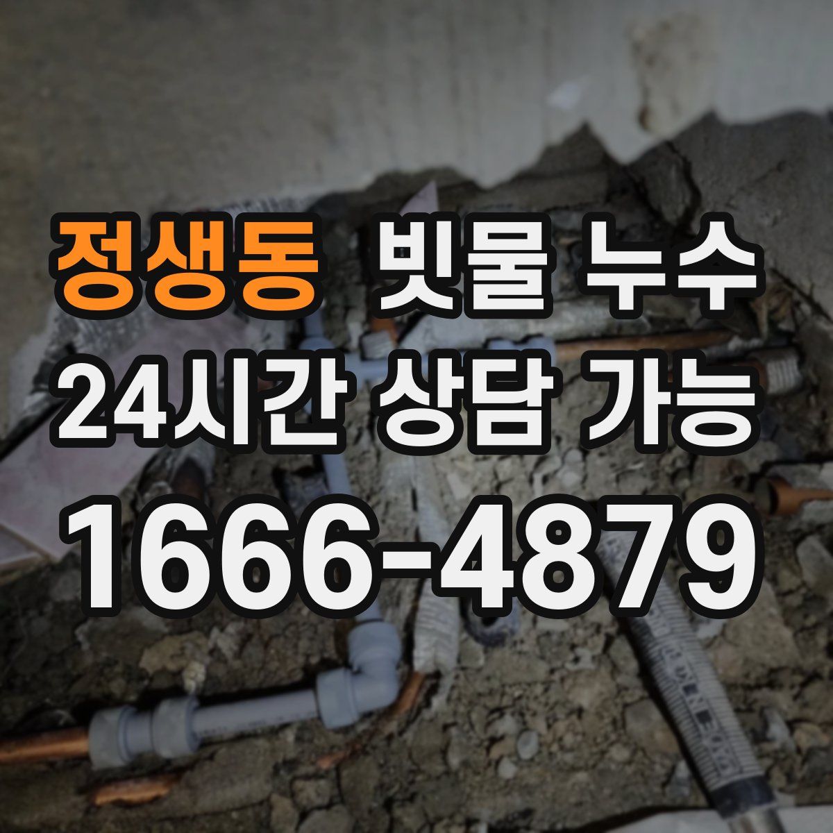 정생동 빗물 누수