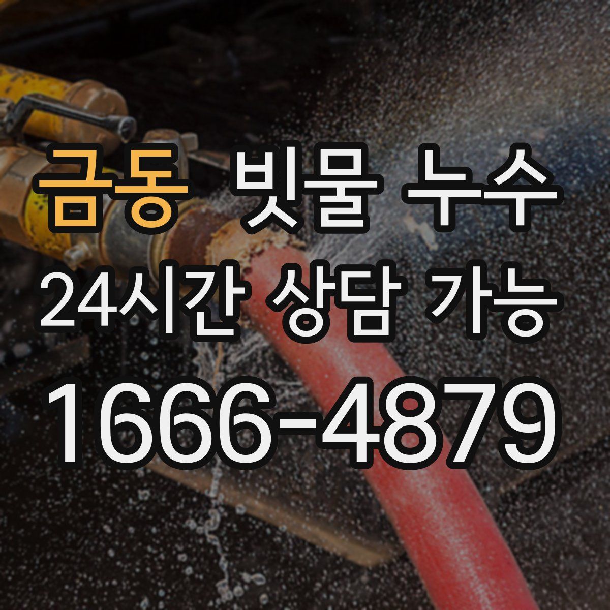 금동 빗물 누수