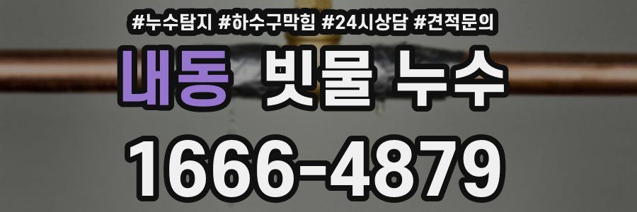 내동 빗물 누수