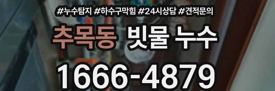 추목동 빗물 누수