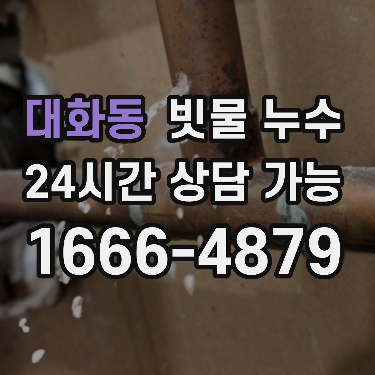 대화동 빗물 누수