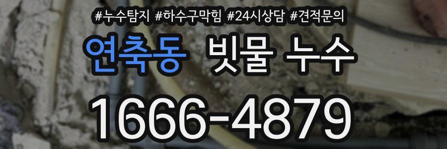 연축동 빗물 누수