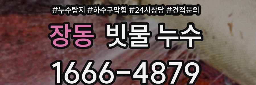 장동 빗물 누수