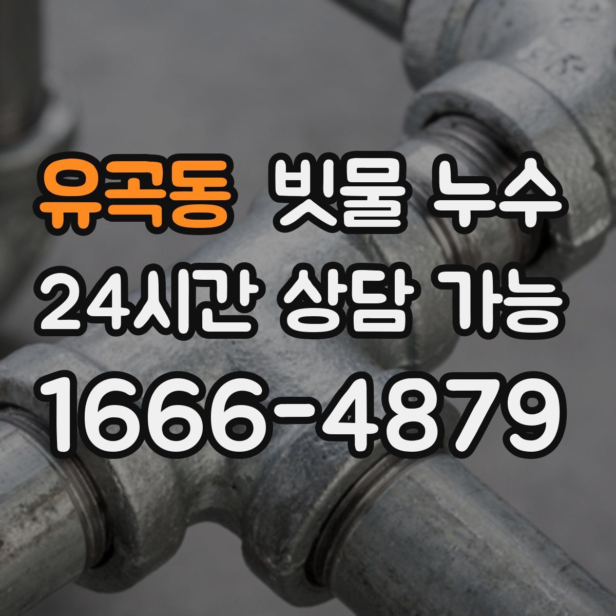 유곡동 빗물 누수