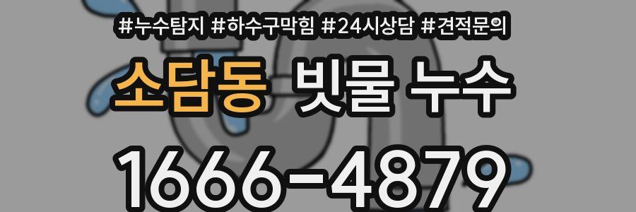 소담동 빗물 누수