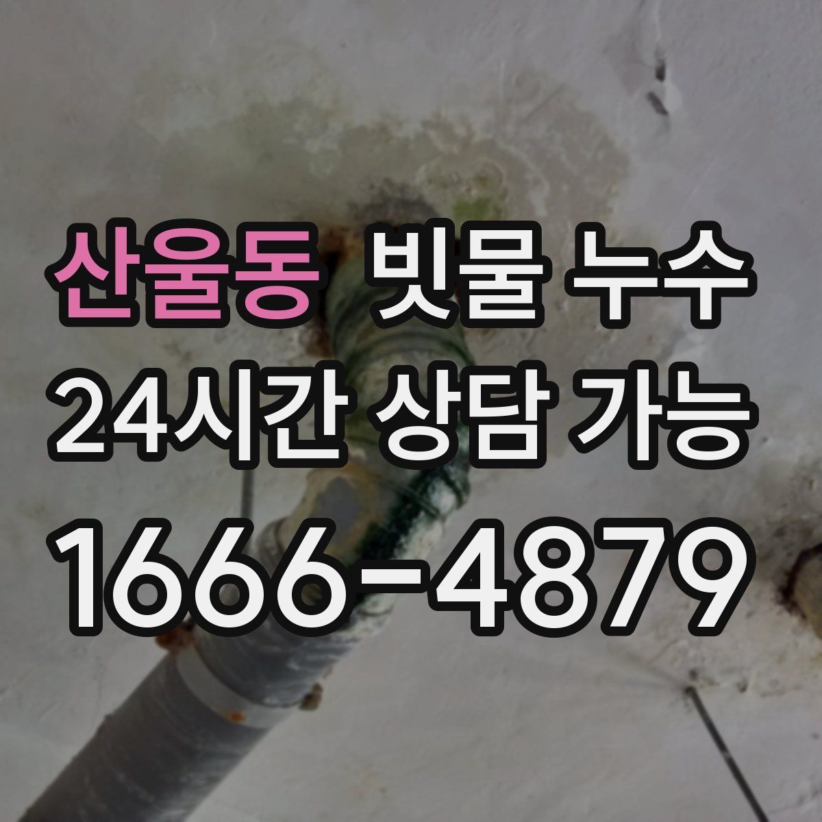 산울동 빗물 누수