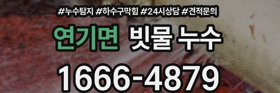 연기면 빗물 누수