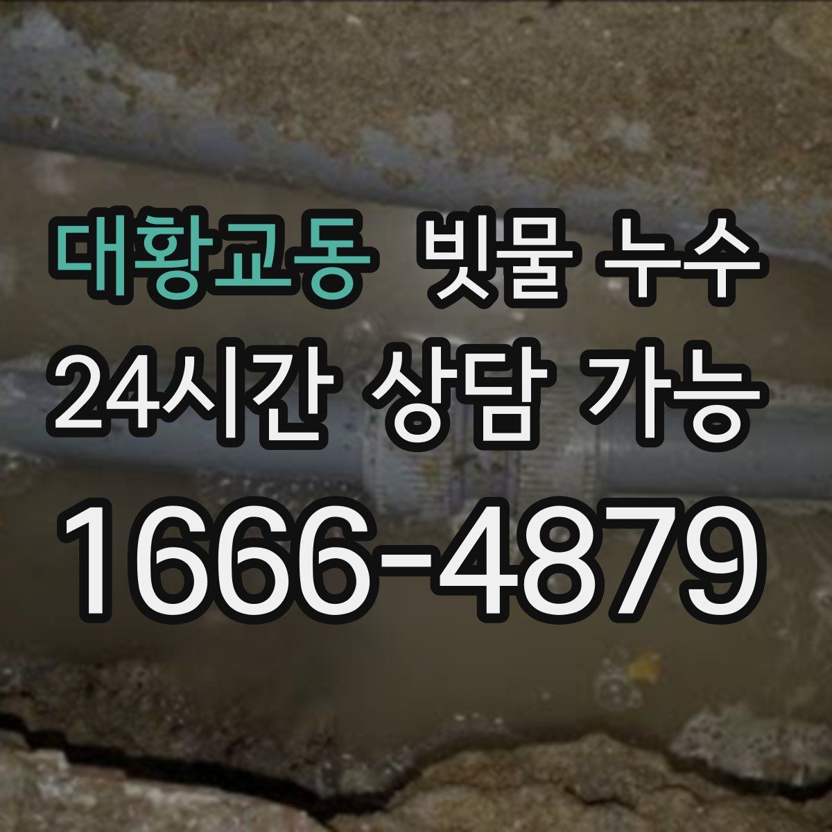 대황교동 빗물 누수