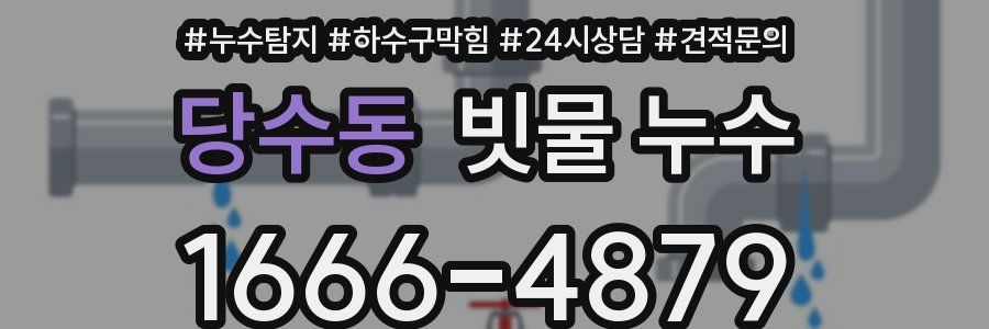 당수동 빗물 누수
