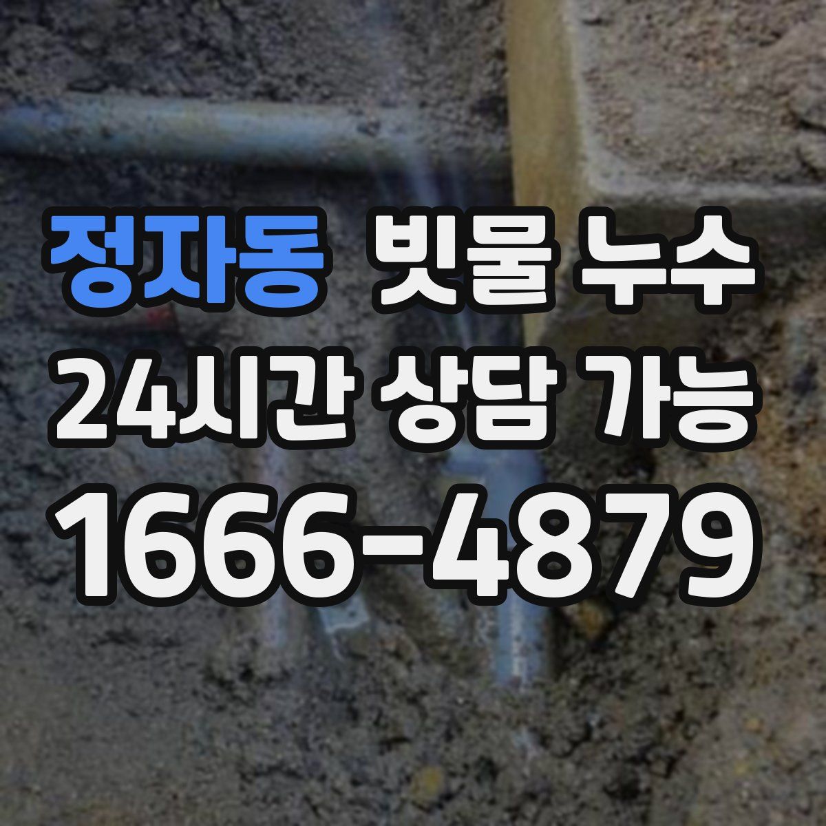 정자동 빗물 누수