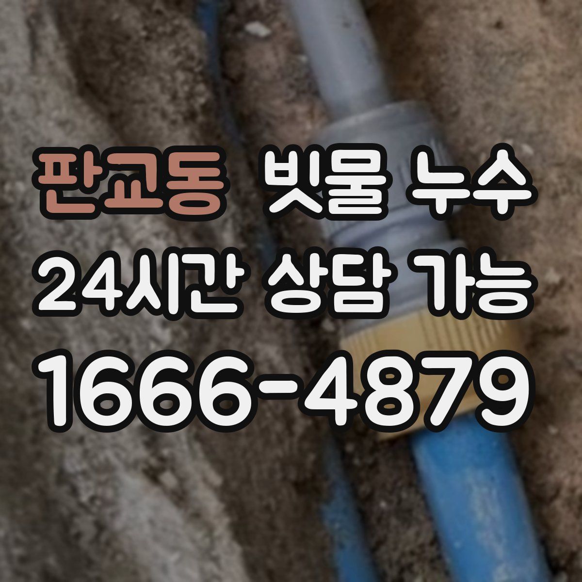 판교동 빗물 누수
